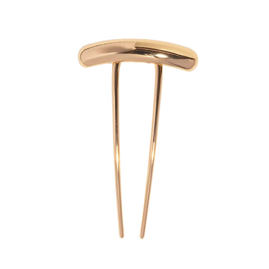 Gold Mini Metal Barrette French Hair Pin