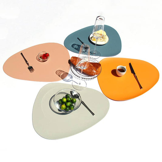 Leather Placemats for Table, Heat resistant Nonslip