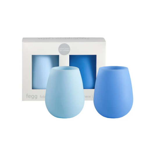 Sky + Kingfisher | Fegg | Silicone Unbreakable Glasses