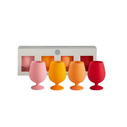 Sunset | Stemm | Silicone Unbreakable Wine Glasses