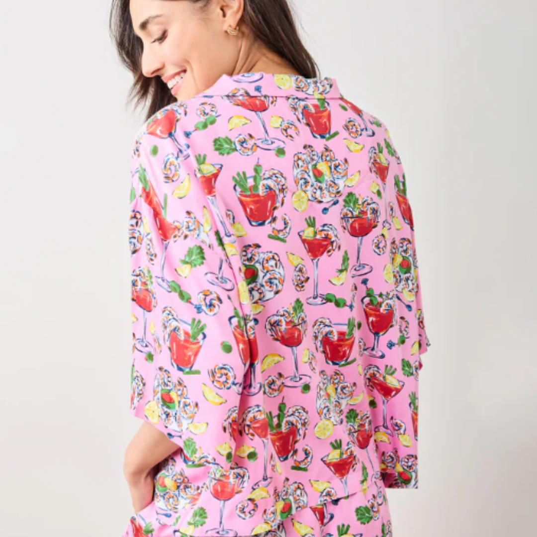 Shrimp Cocktail Satin Wildest Dreams Set