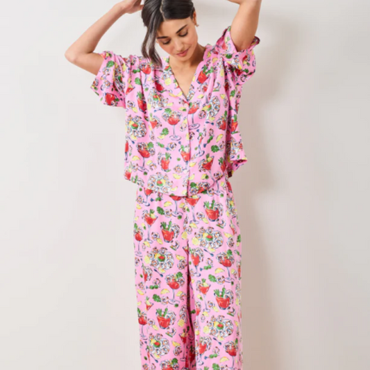 Shrimp Cocktail Satin Wildest Dreams Set