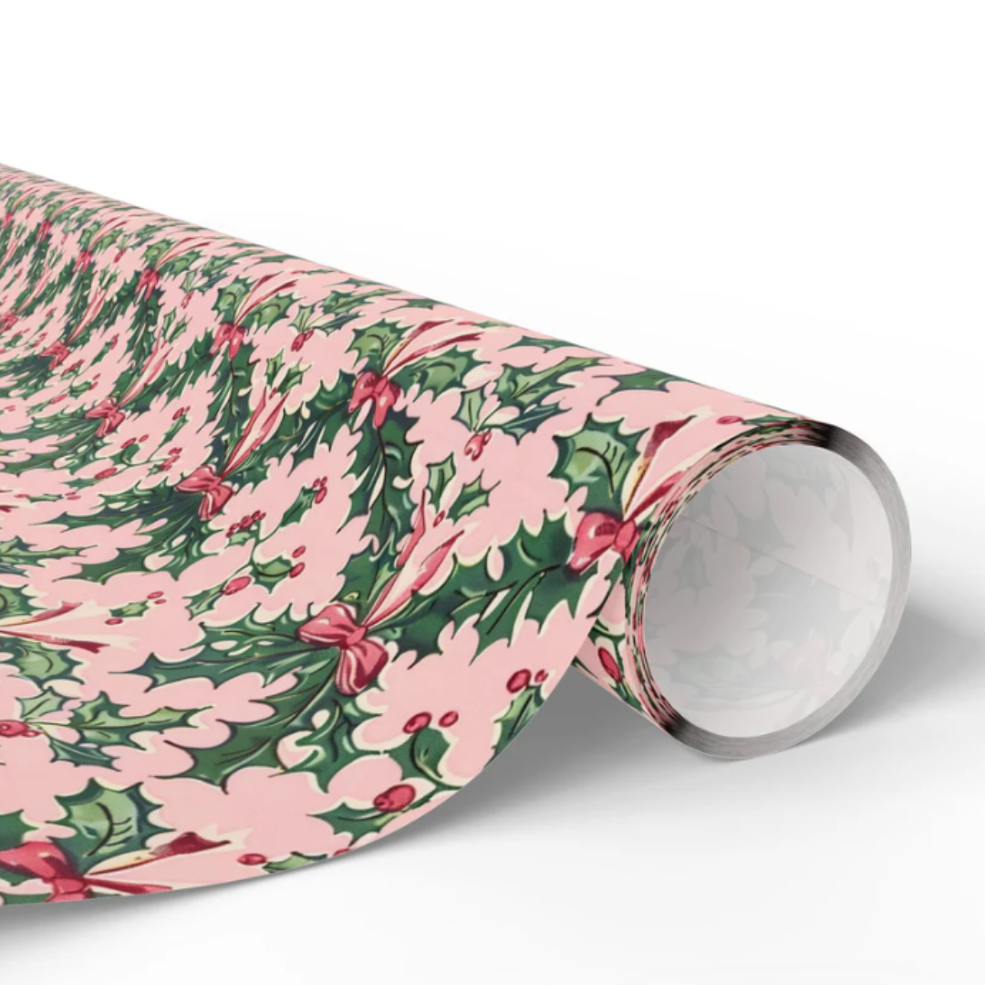 Holly Jolly Wrapping Paper