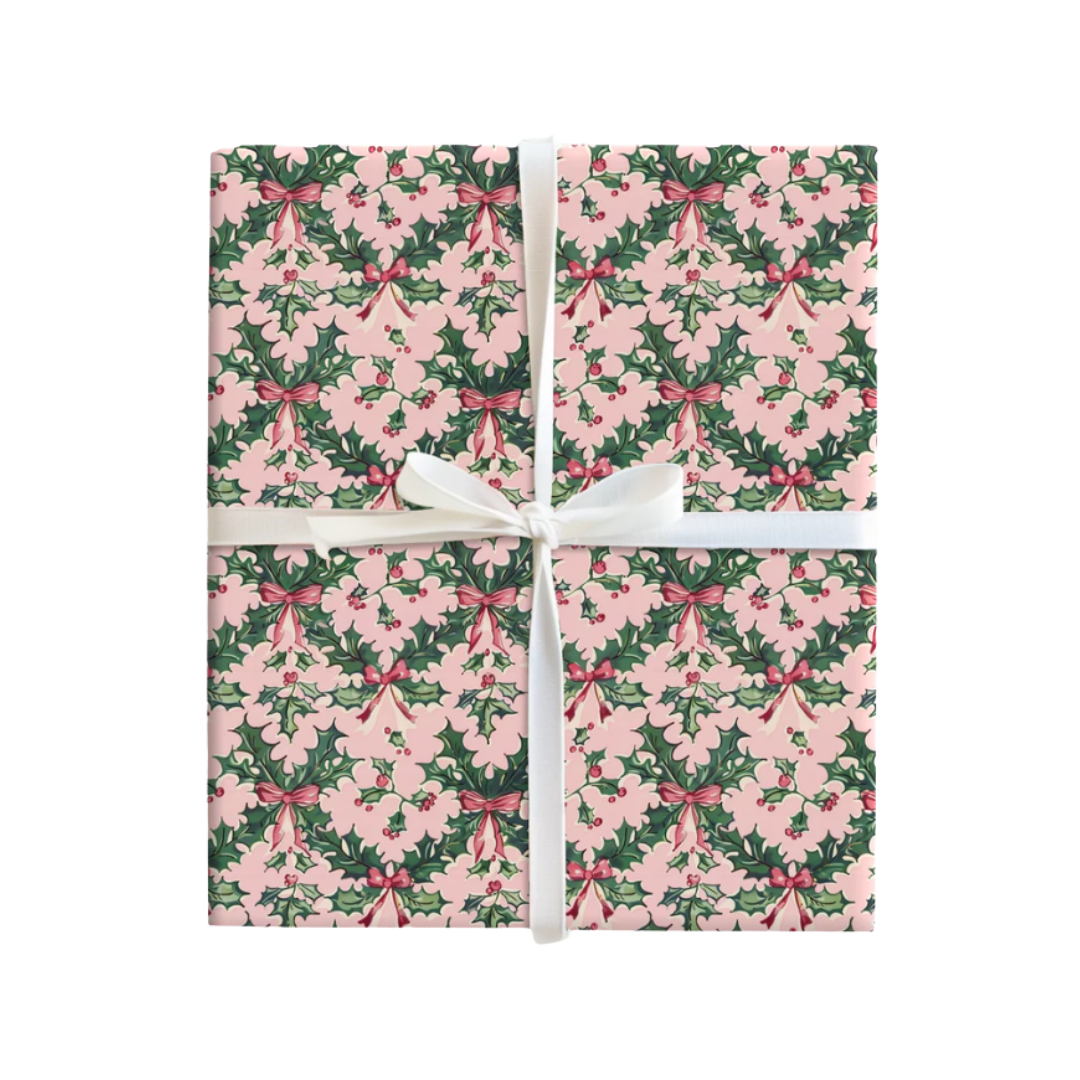 Holly Jolly Wrapping Paper