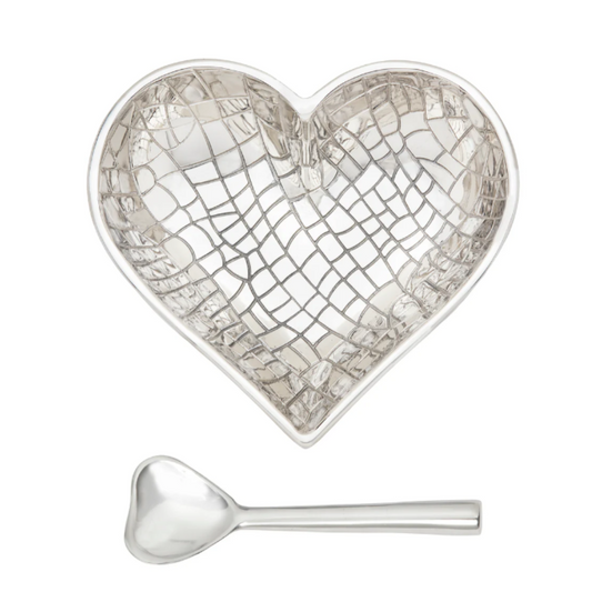 Happy Bright Silver Croco with Spoon