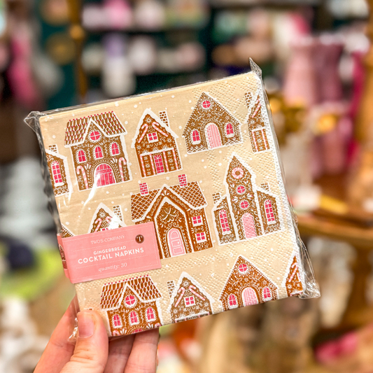 Gingerbread Cocktail Napkins