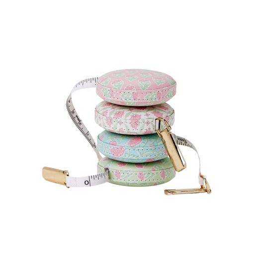 Floral Block Print Measuring Tape