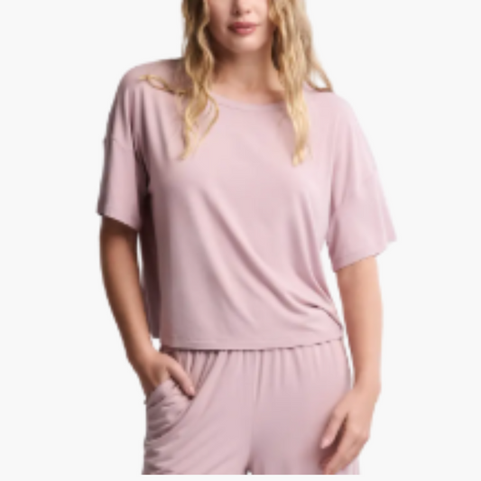 Barefoot Dreams Bamboo Jersey Teaberry Set