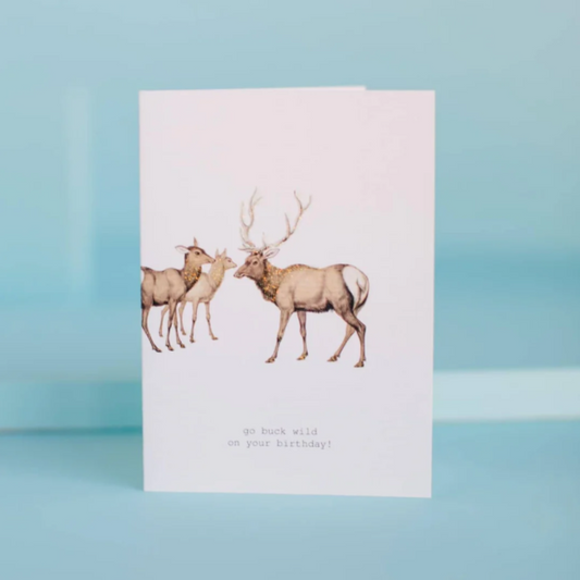 Go Buck Wild Birthday Card