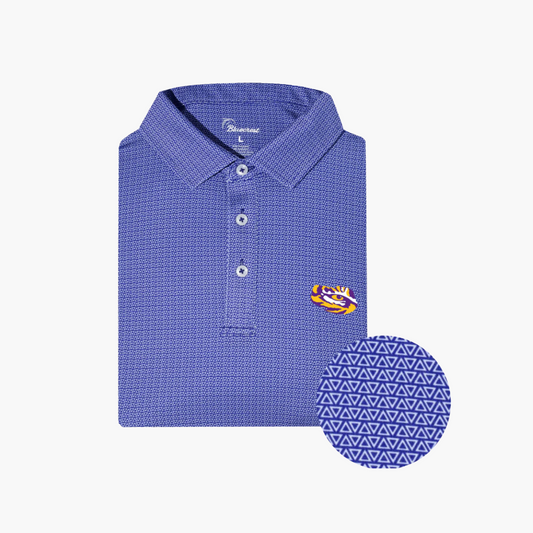 The Apex Print Performance Polo - LSU