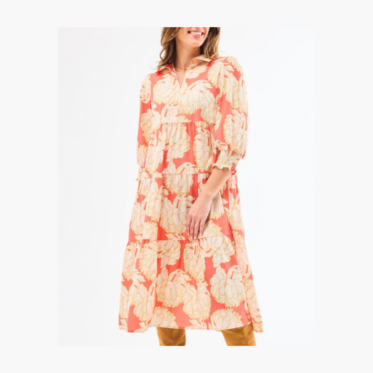 Eleanor Fall Floral Dress