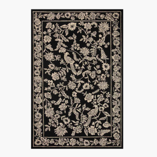 Arboretum Aviary Wool-Hooked Rug