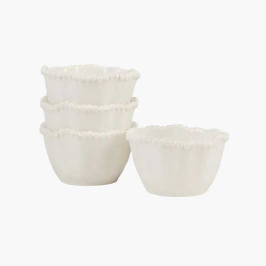Perlette Cream Melamine Dipping Bowl
