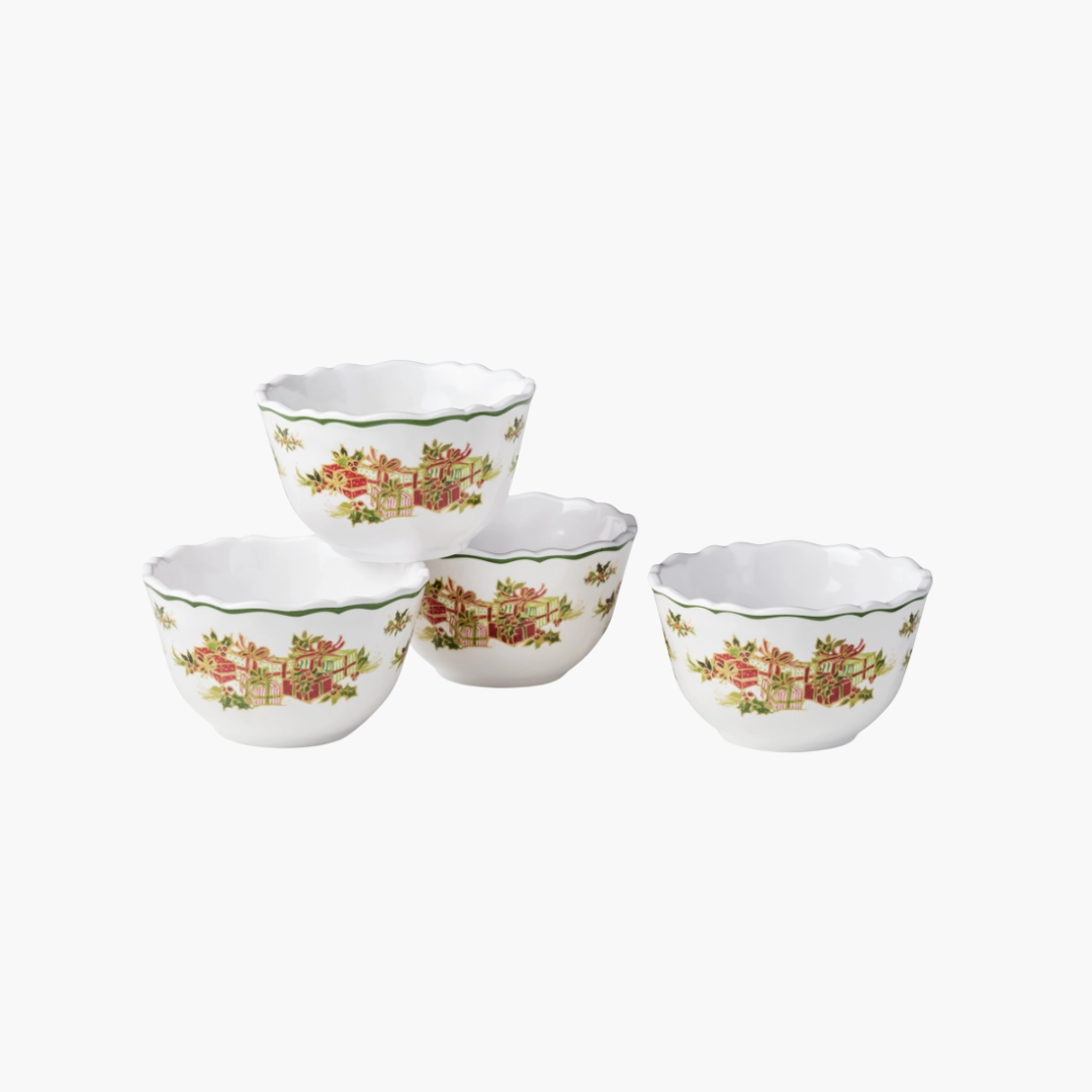 Holly Tree Melamine 4in Dipping Bowls