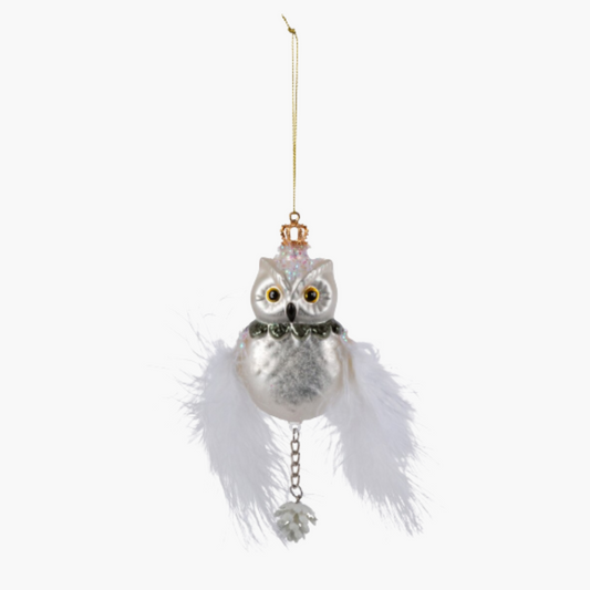 Snow Owl Ornament