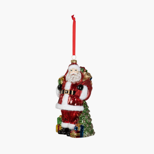 Traditional Santa Ornament