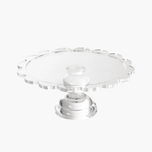 Coco Clear Acrylic Pedestal Server - Small