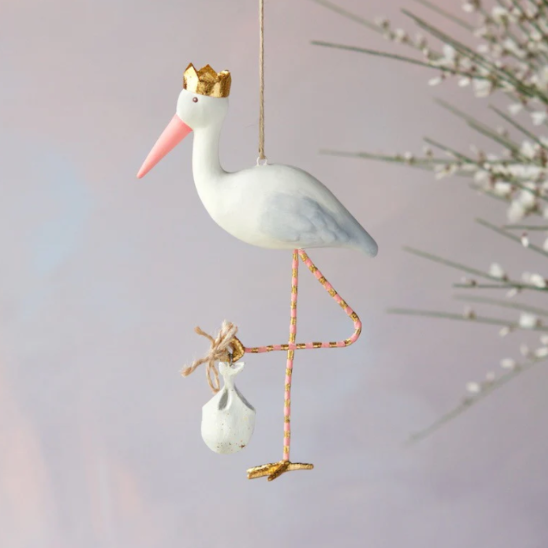 Royal Stork Ornament