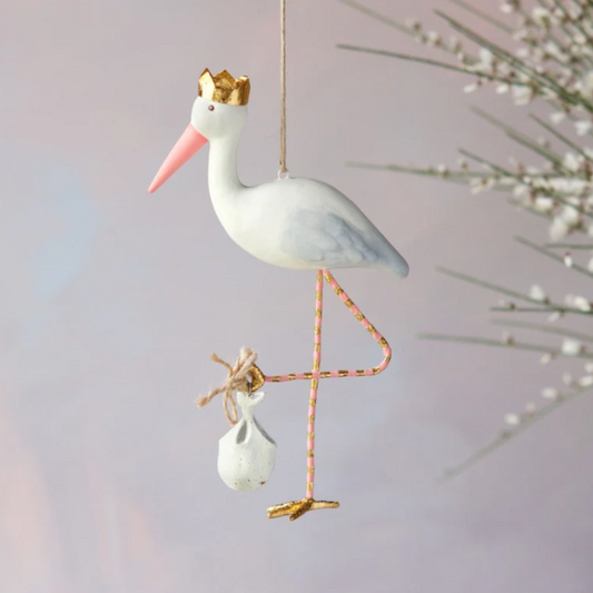 Royal Stork Ornament