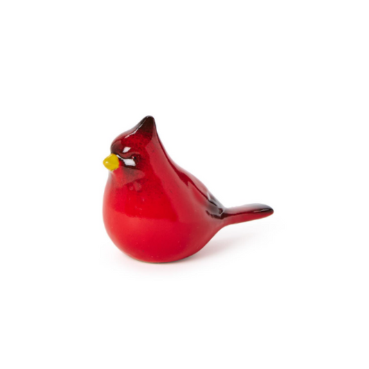 Red Cardinal Hand Painted Sculpture