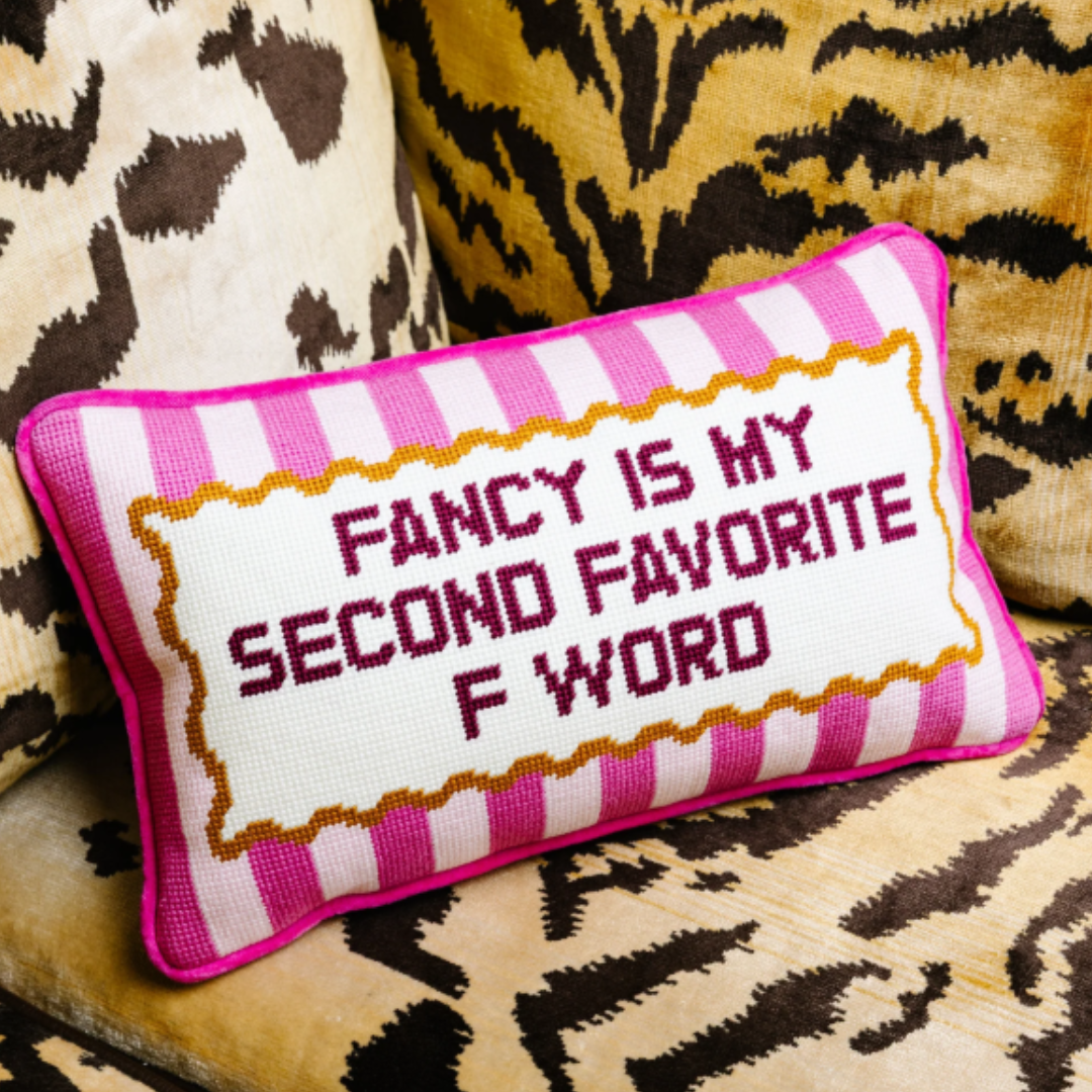Fancy Needlepoint Pillow