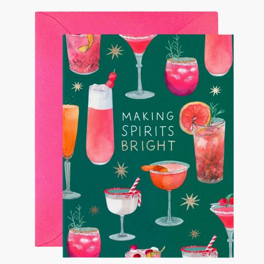 Making Spirits Bright Greeting Card