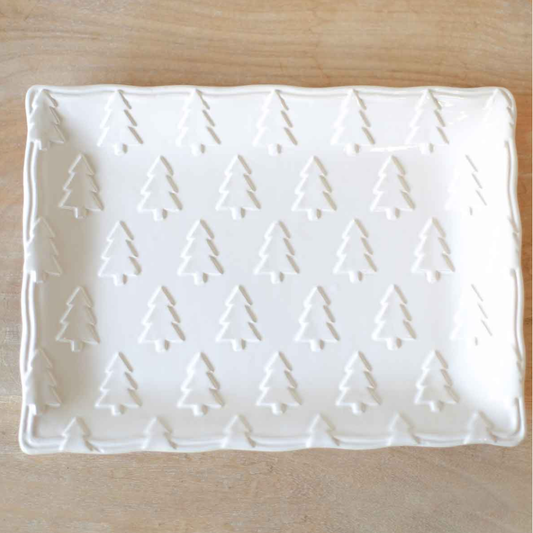 Balsam Lane Embossed Platter