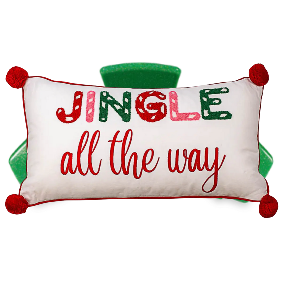 Jingle All the Way Lumbar Pillow Soft