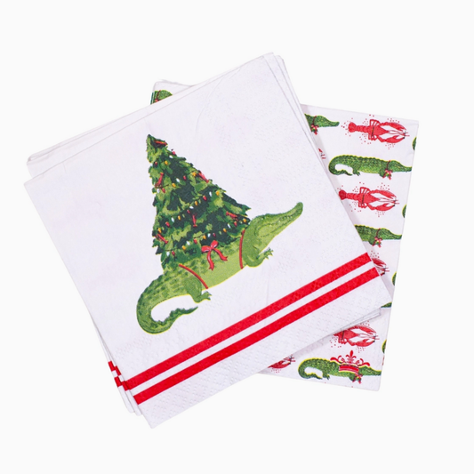 Gator Tree Cocktail Napkins