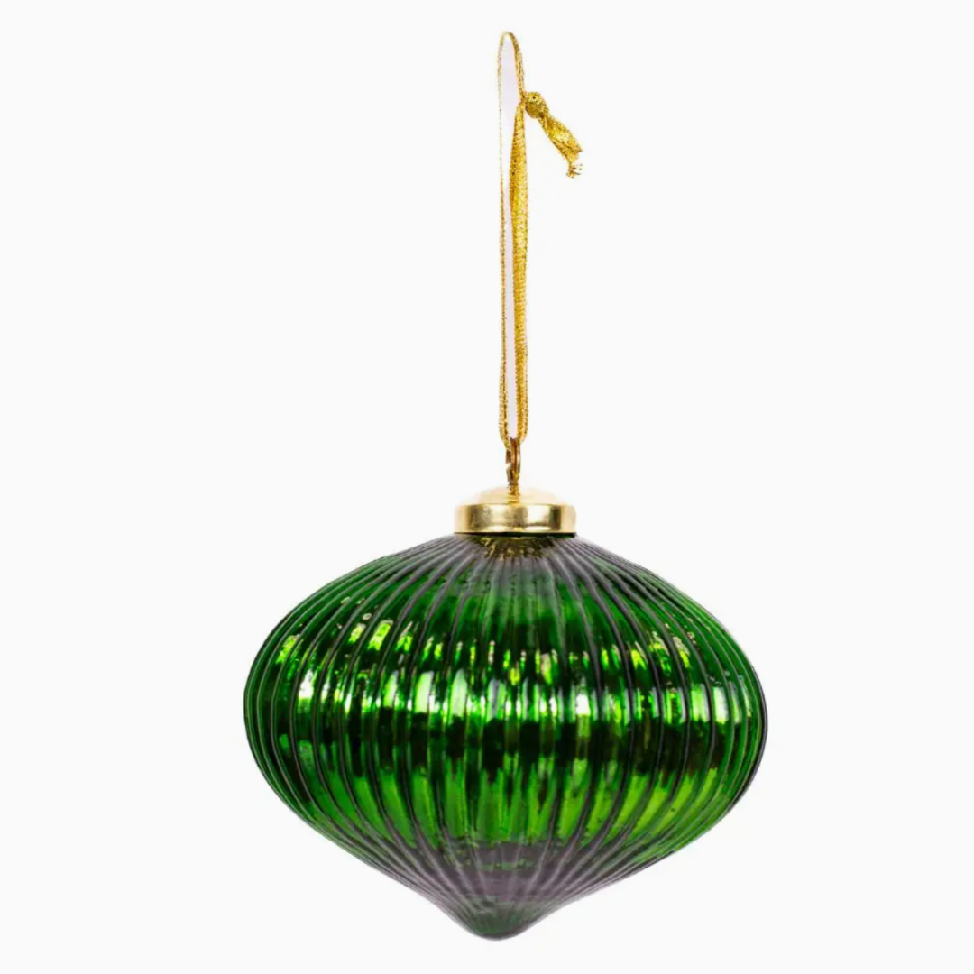 Mancini Ornament Green 4"
