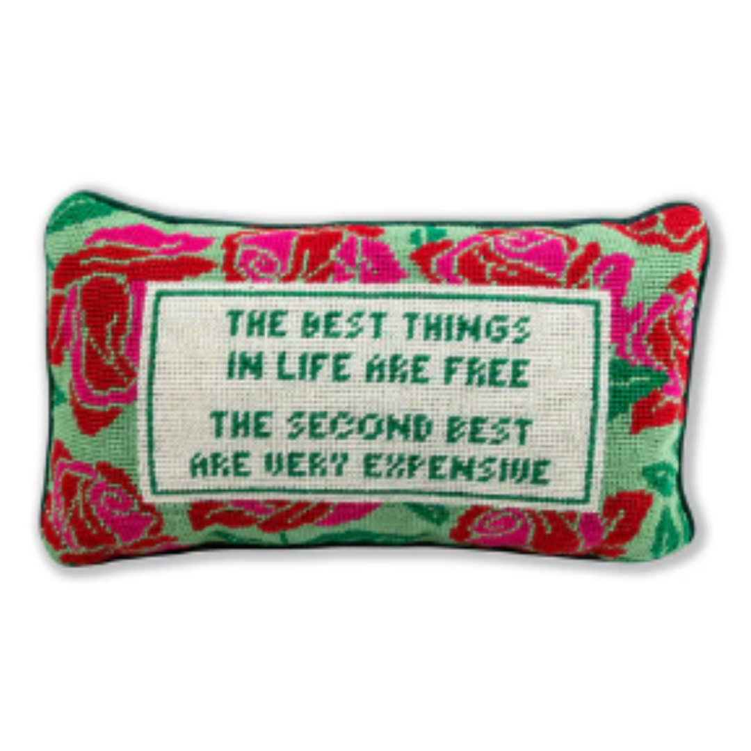 Expensive Needlepoint Pillow