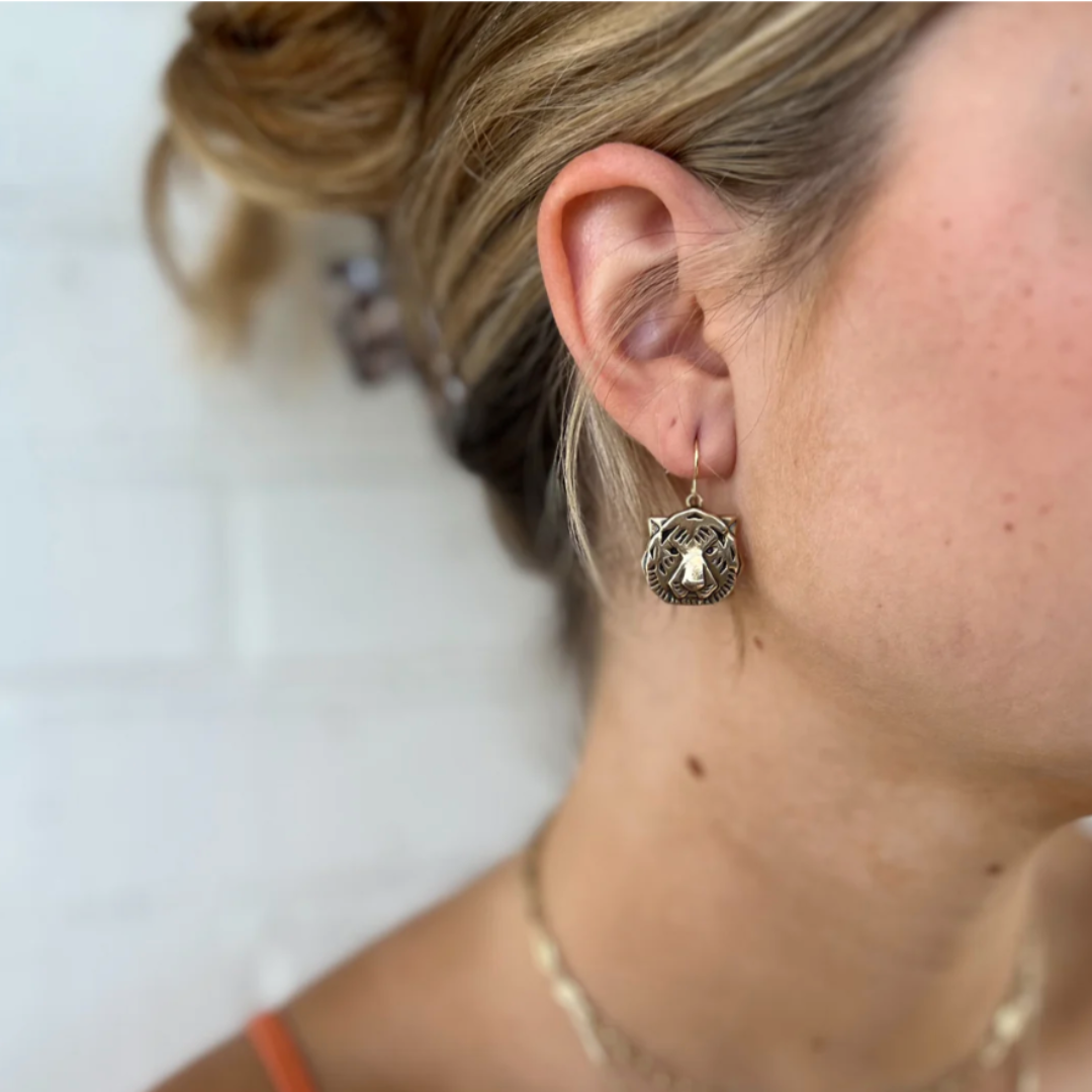 Tiger Earrings