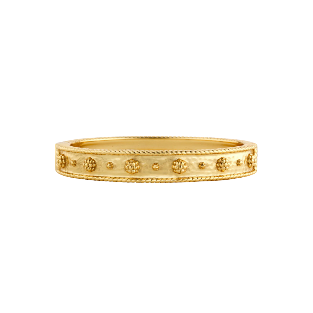 Gold Berry Classic Hinged Bangle