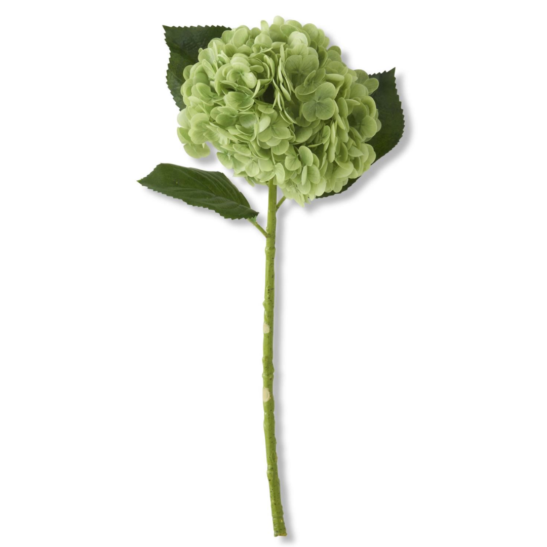 20 Inch Green Real Touch Hydrangea Stem