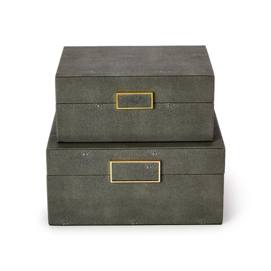 Grey Nesting Decorative Boxes