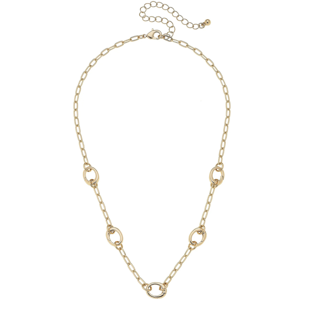 Sierra Dainty Collector Charm Necklace 15"