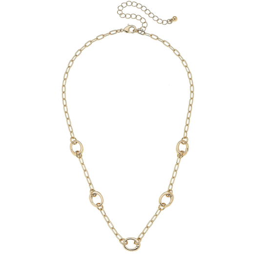 Sierra Dainty Collector Charm Necklace 15"