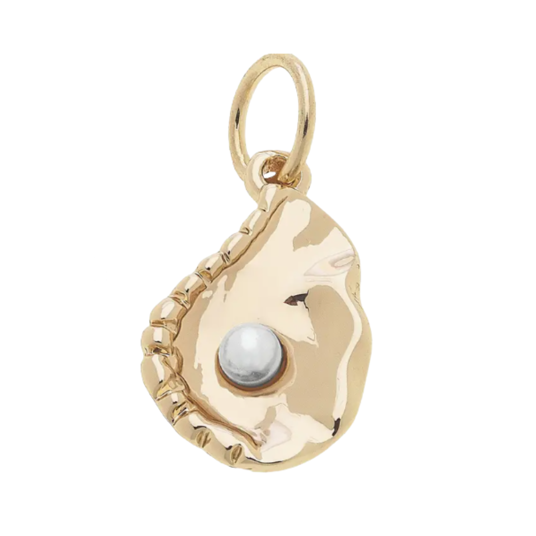 Pearl Oyster Charm