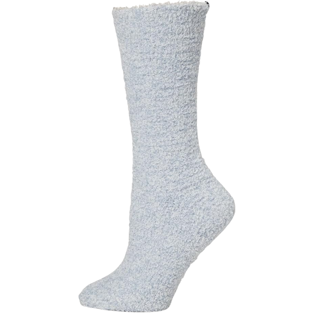 Barefoot Dreams Cozychic Heathered Socks - He Snow Drop