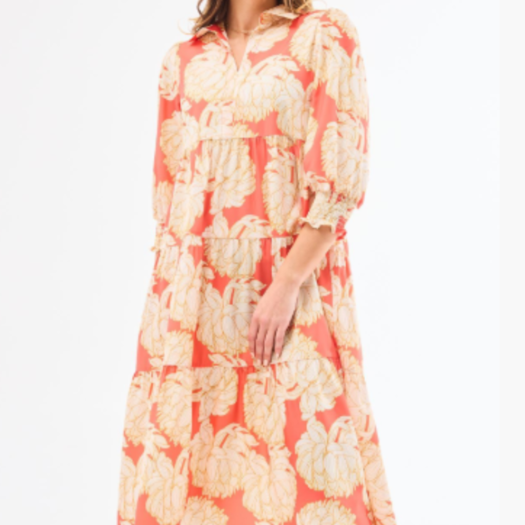 Eleanor Fall Floral Dress