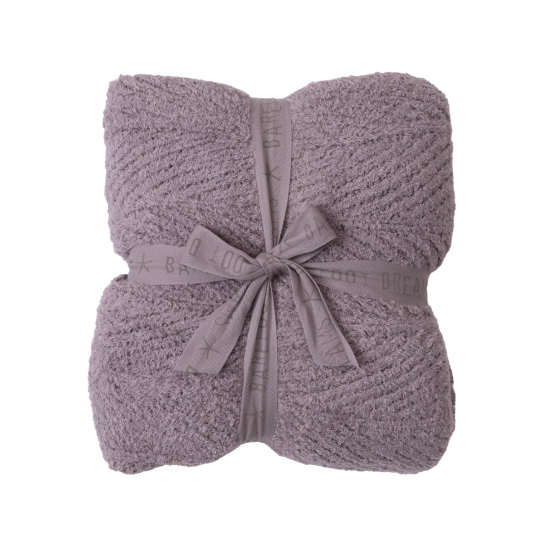 Cozy Shine Herringbone Blanket- Beach Rock