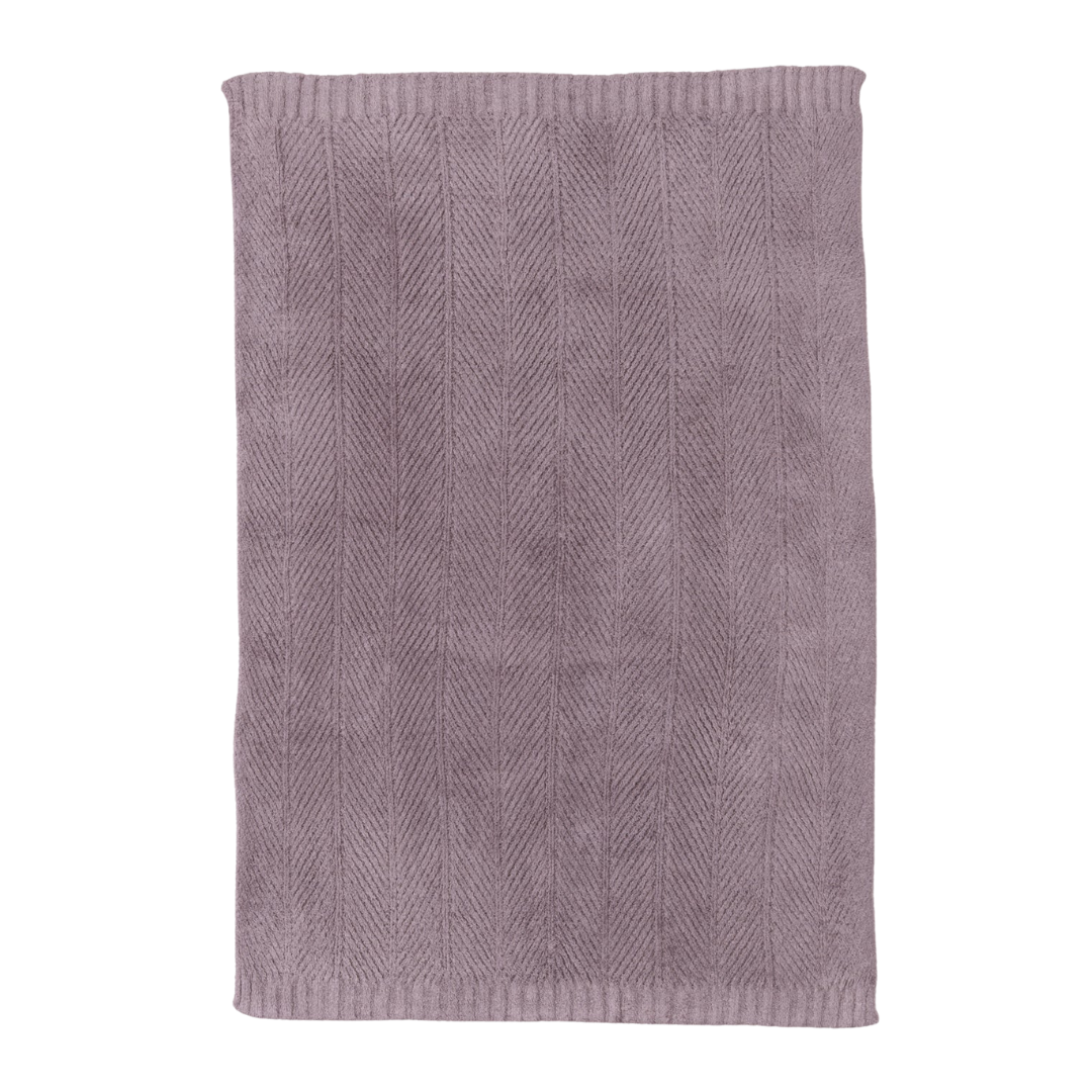 Cozy Shine Herringbone Blanket- Beach Rock