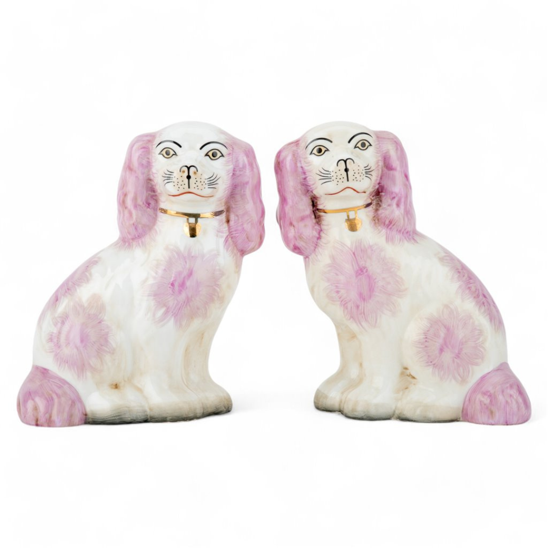 Pink Staffordshire Dog- Medium