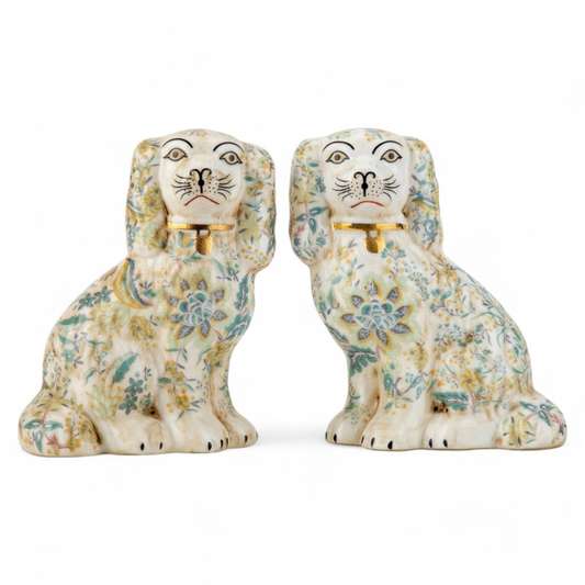 Chimney Pattern Staffordshire Dogs- Small