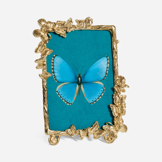 Gold Butterfly Picture Frame