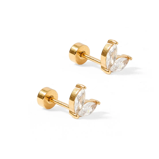 Screwback Stud Earrings - Nova