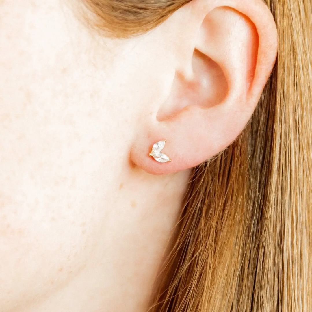 Screwback Stud Earrings - Nova