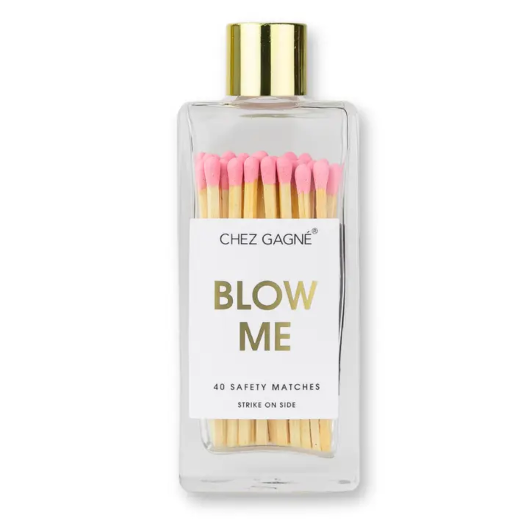 Blow Me - Glass Bottle Safety Matches