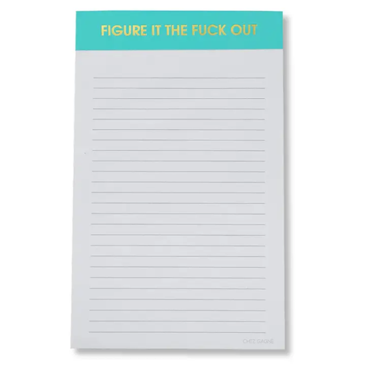 Figure It the F*ck Out - Lined Notepad - 65 Pages
