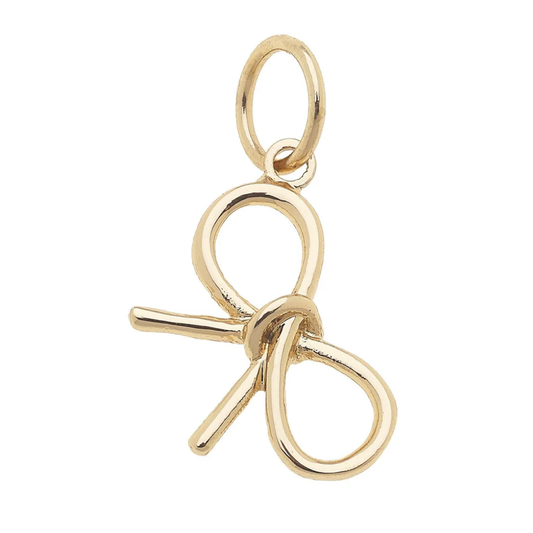 Hand Tied Bow Charm